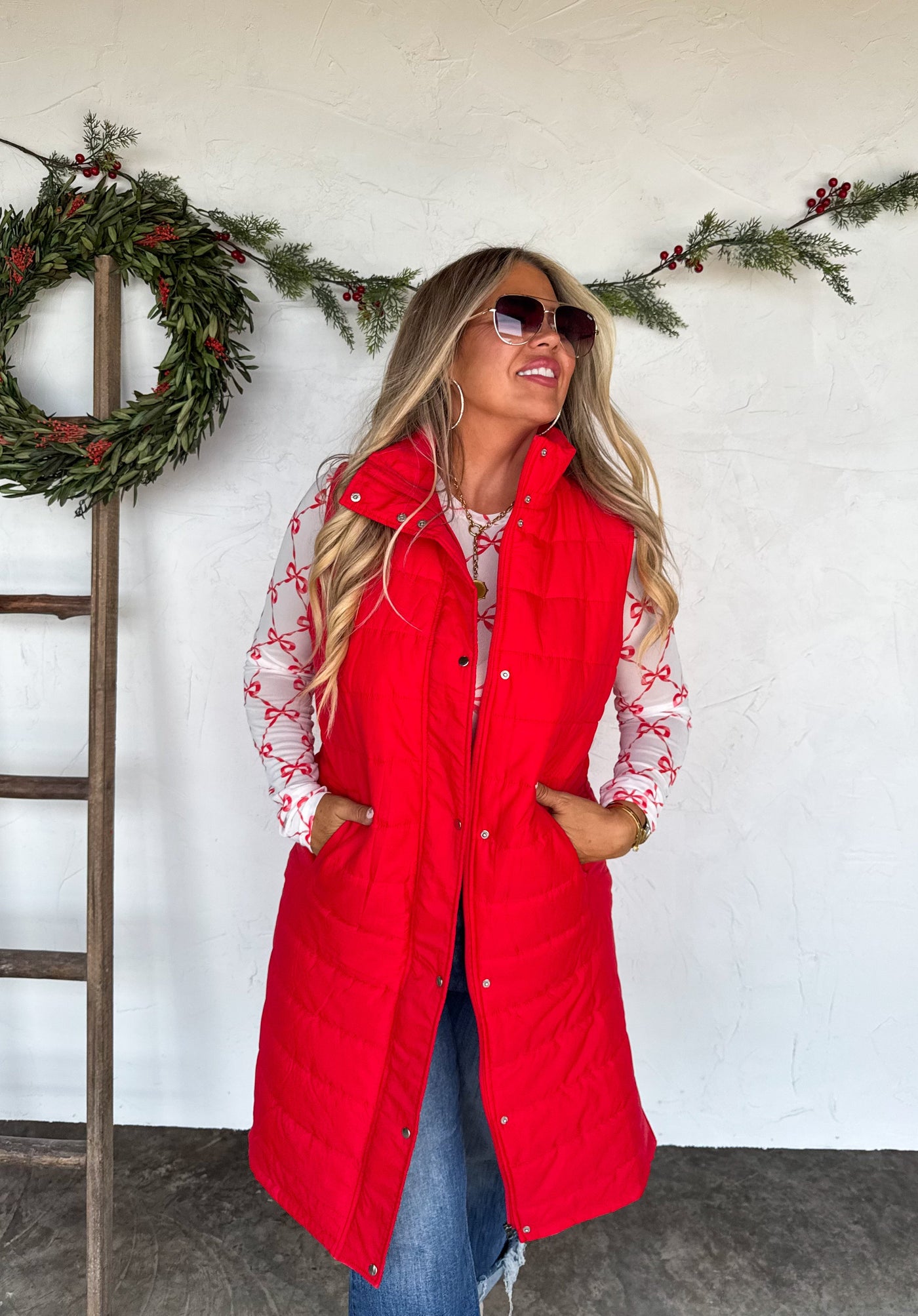 PREORDER- KENDALL LONG PUFFER VEST - 4 Colors