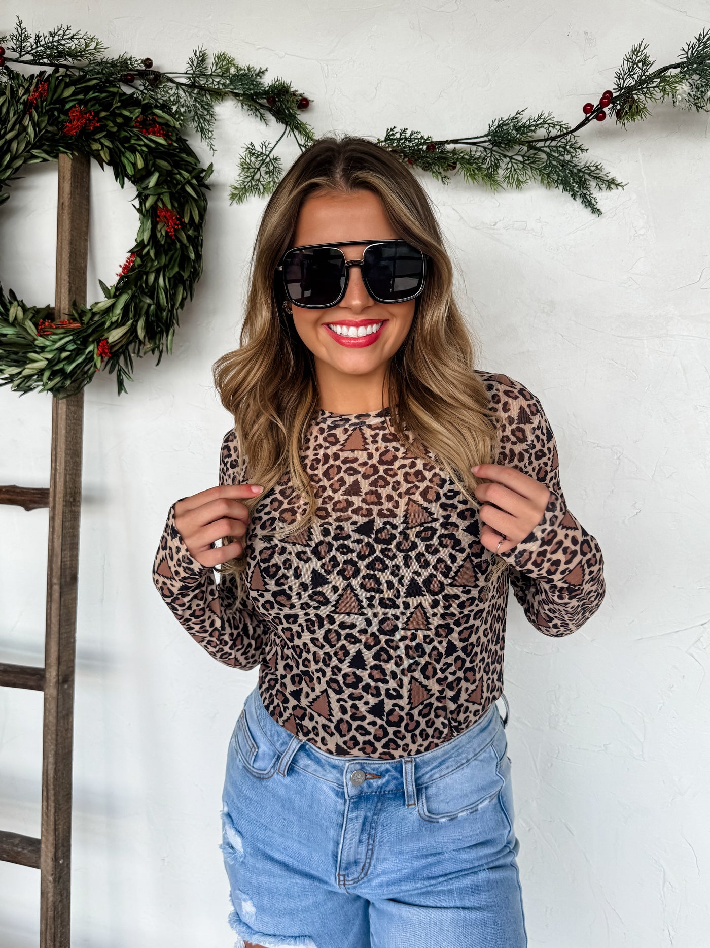 PREORDER - CHRISTMAS DRESS IT UP MESH TOPS - 5 Prints