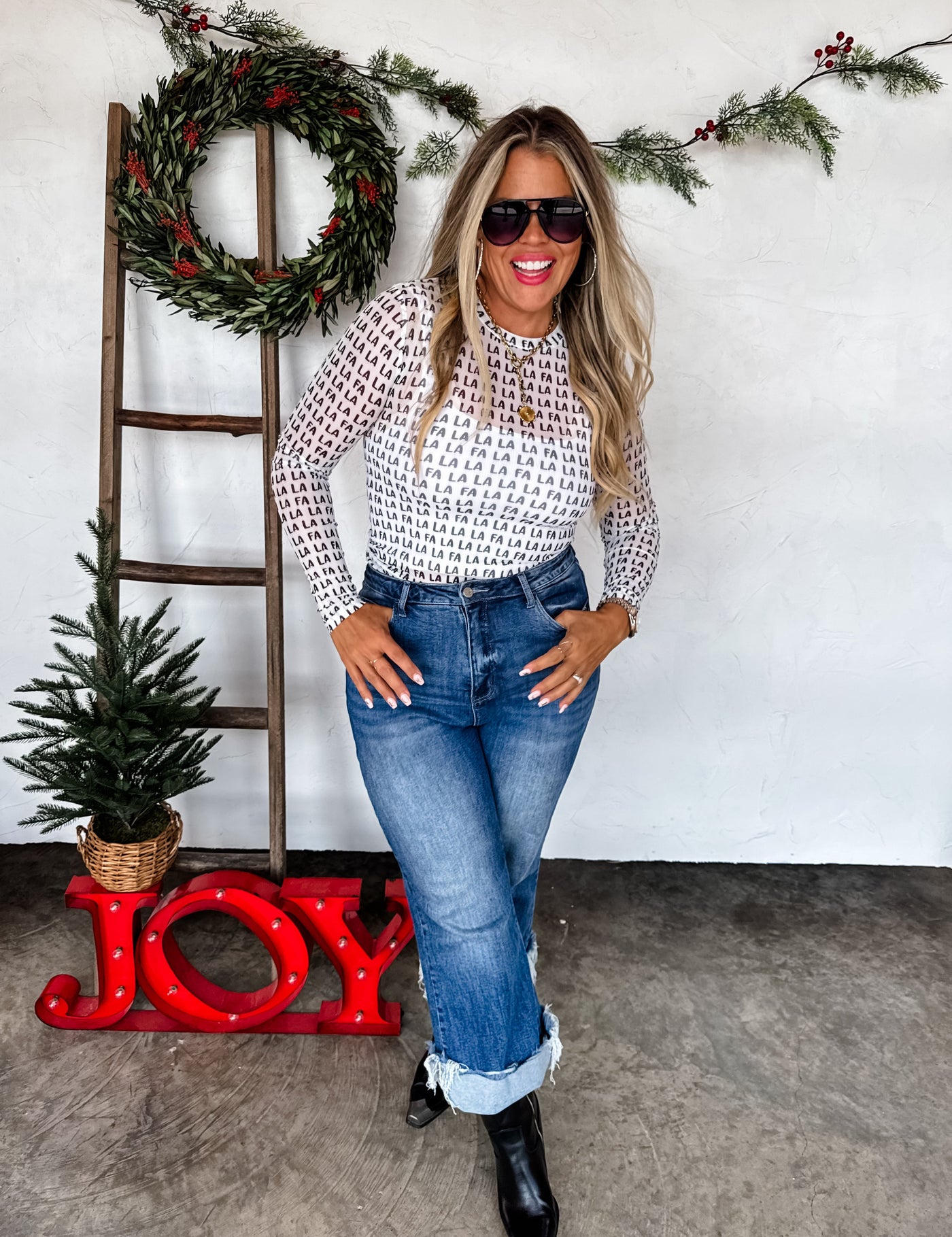 PREORDER - CHRISTMAS DRESS IT UP MESH TOPS - 5 Prints