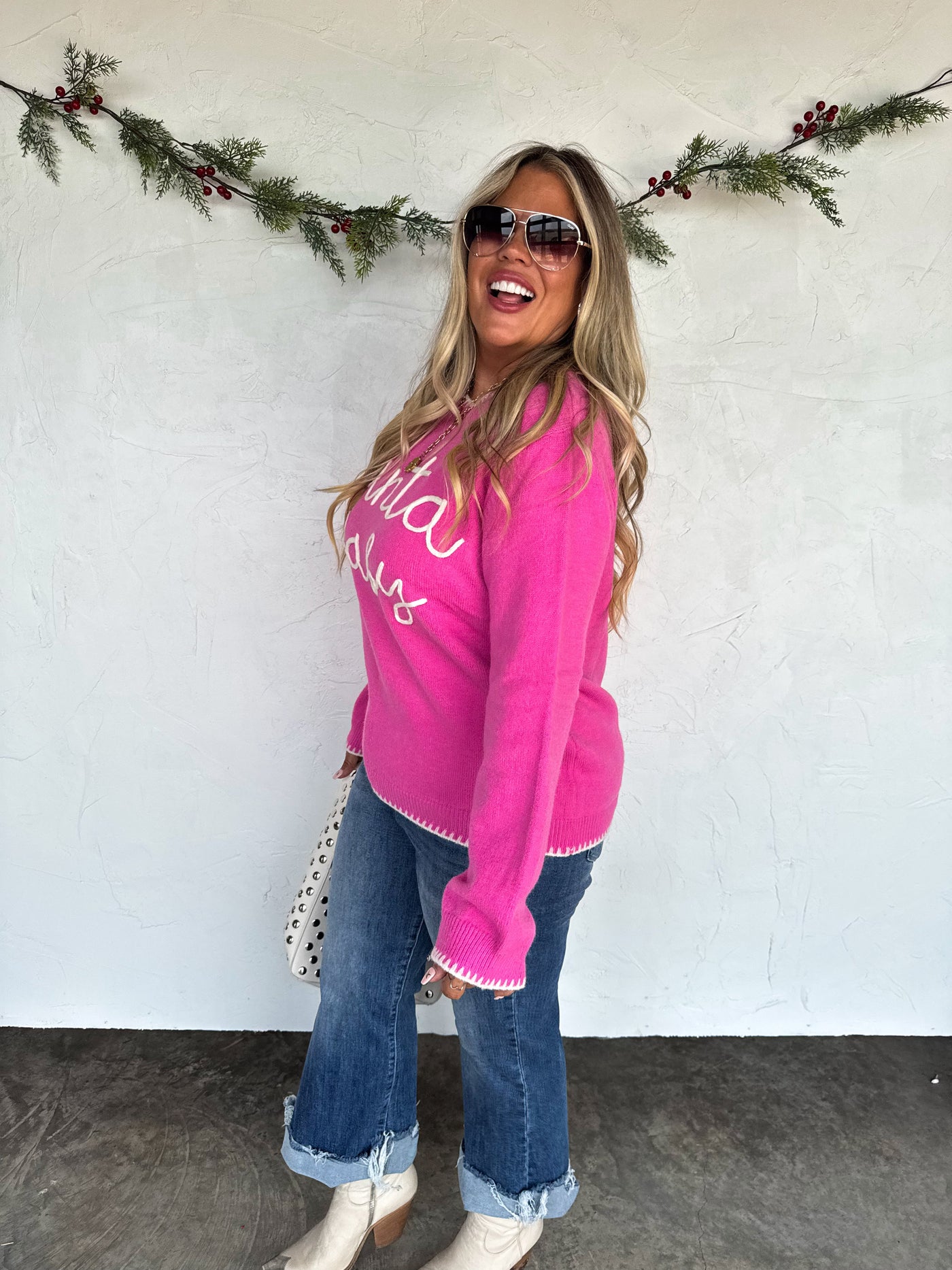 PREORDER - SANTA & HOWDY HOLIDAY SWEATERS - 2 Options