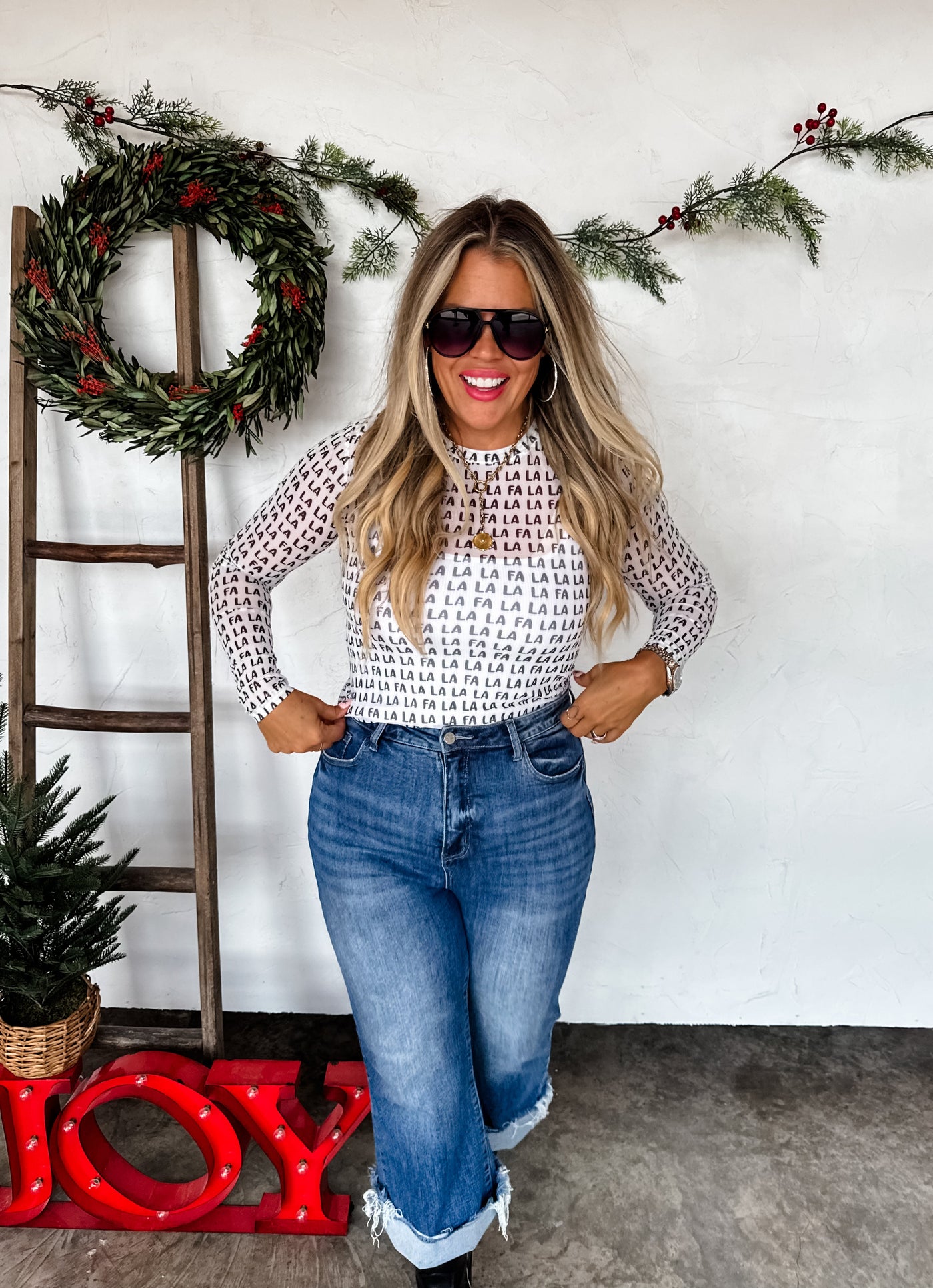 PREORDER - CHRISTMAS DRESS IT UP MESH TOPS - 5 Prints