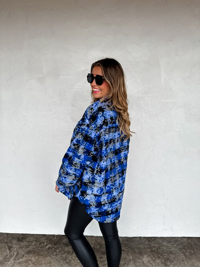 PREORDER - JUNIPER BLEACHED PLAID TOPS - Blakeley - 4 Colors