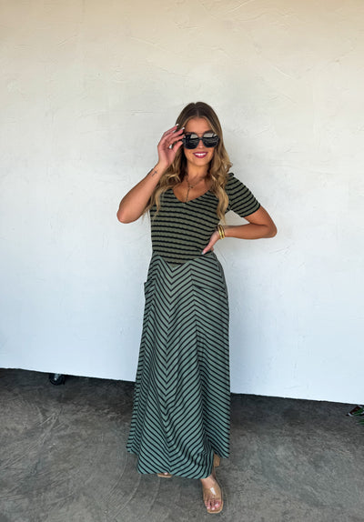 PREORDER - CALISTA STRIPE DRESS - Blakeley - 3 Color Combos