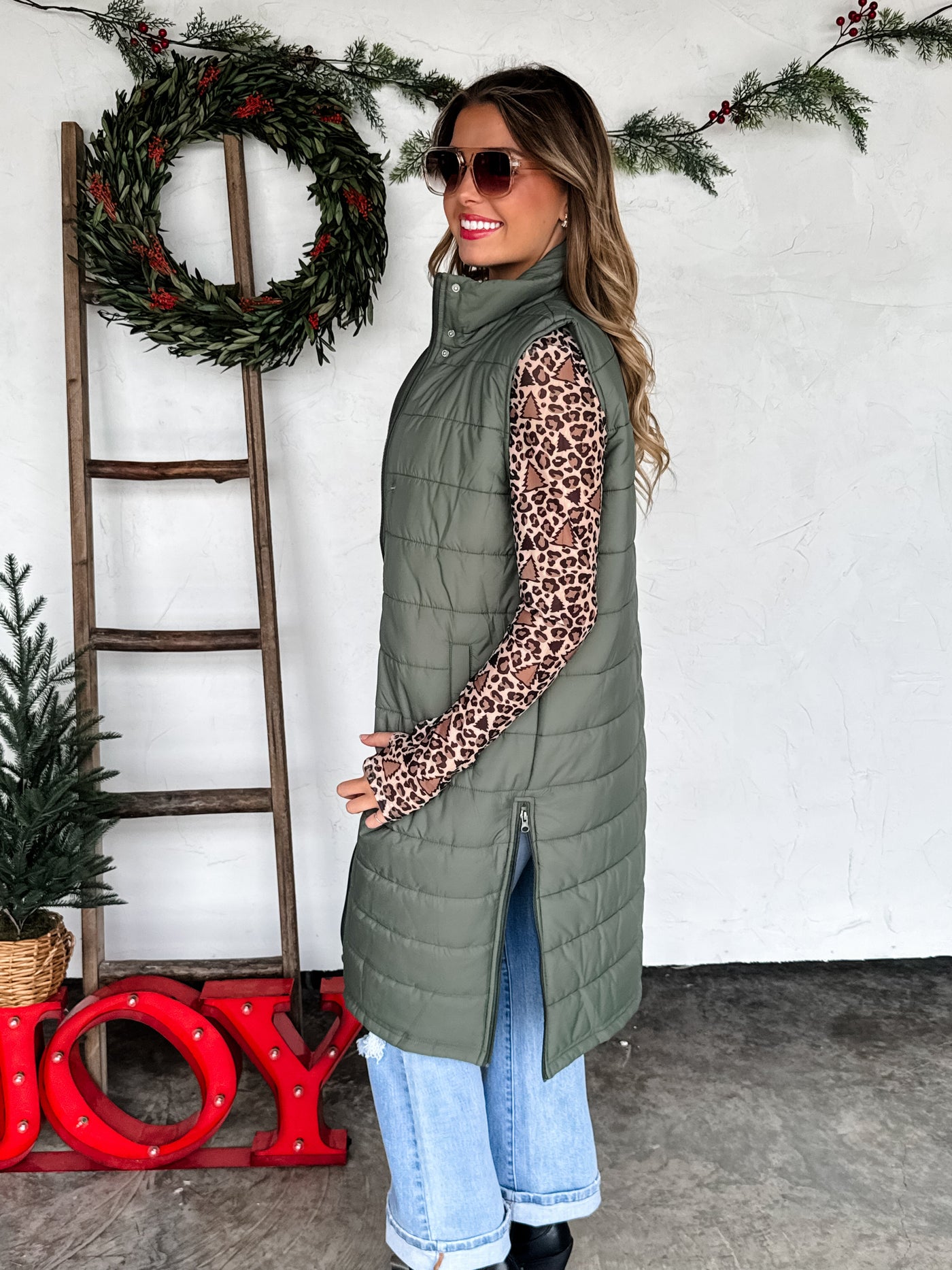 PREORDER- KENDALL LONG PUFFER VEST - 4 Colors