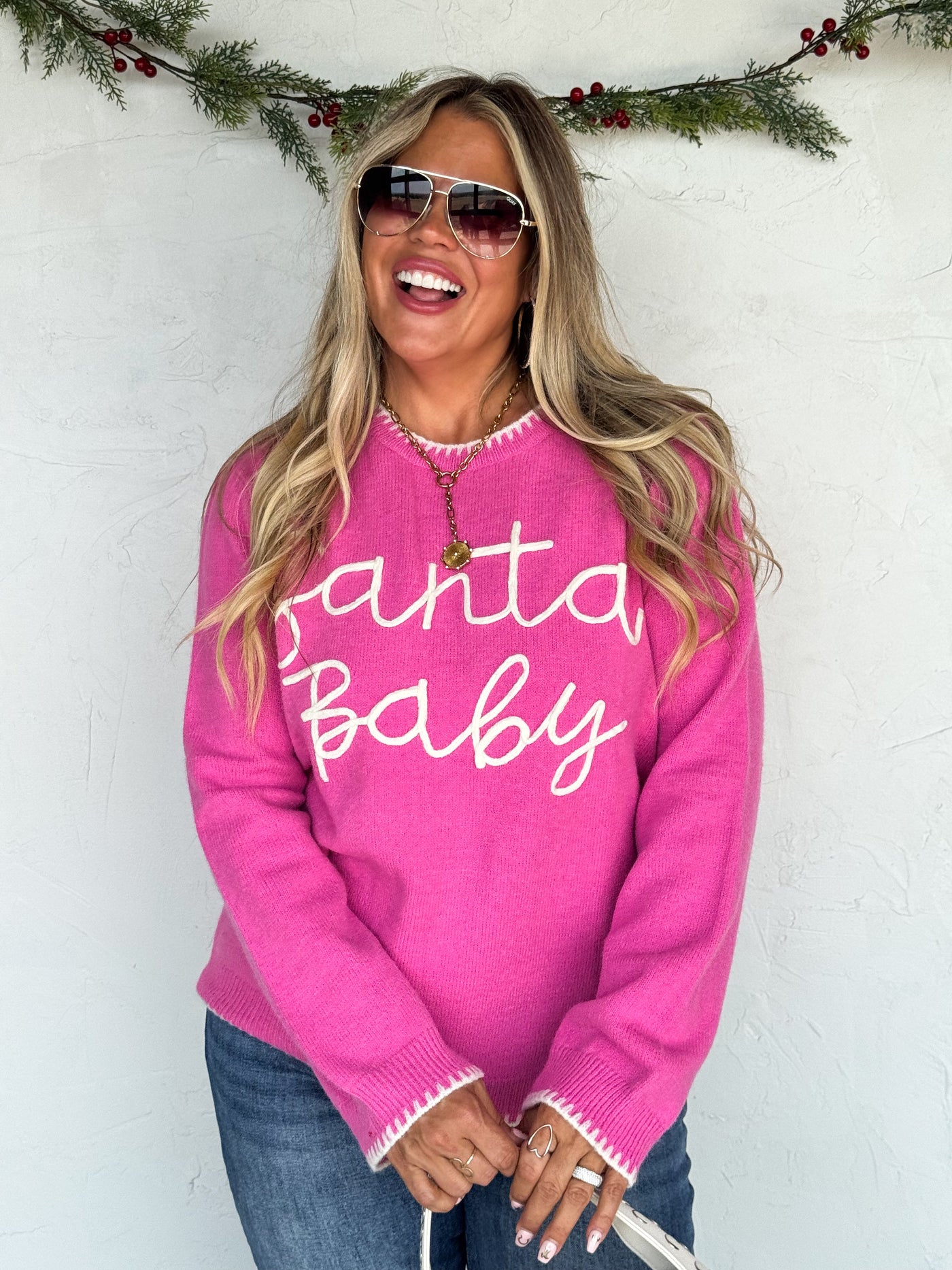 PREORDER - SANTA & HOWDY HOLIDAY SWEATERS - 2 Options