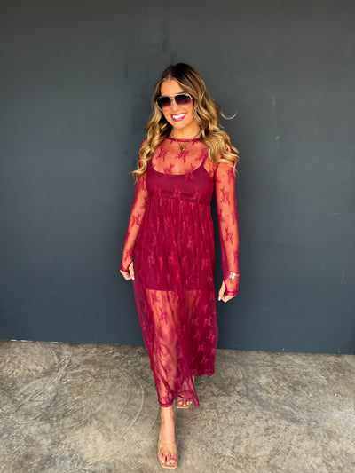 PREORDER- EVANGELINE 2 pc LACE DRESS - 4 Colors