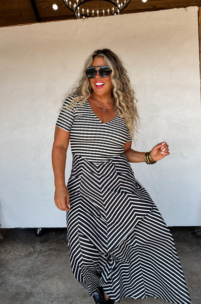 PREORDER - CALISTA STRIPE DRESS - Blakeley - 3 Color Combos