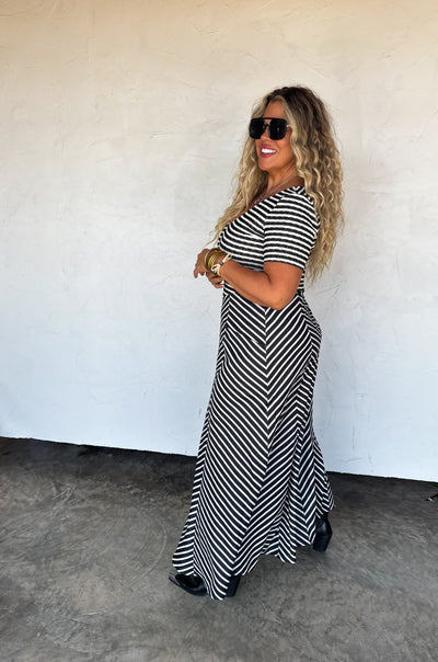 PREORDER - CALISTA STRIPE DRESS - Blakeley - 3 Color Combos