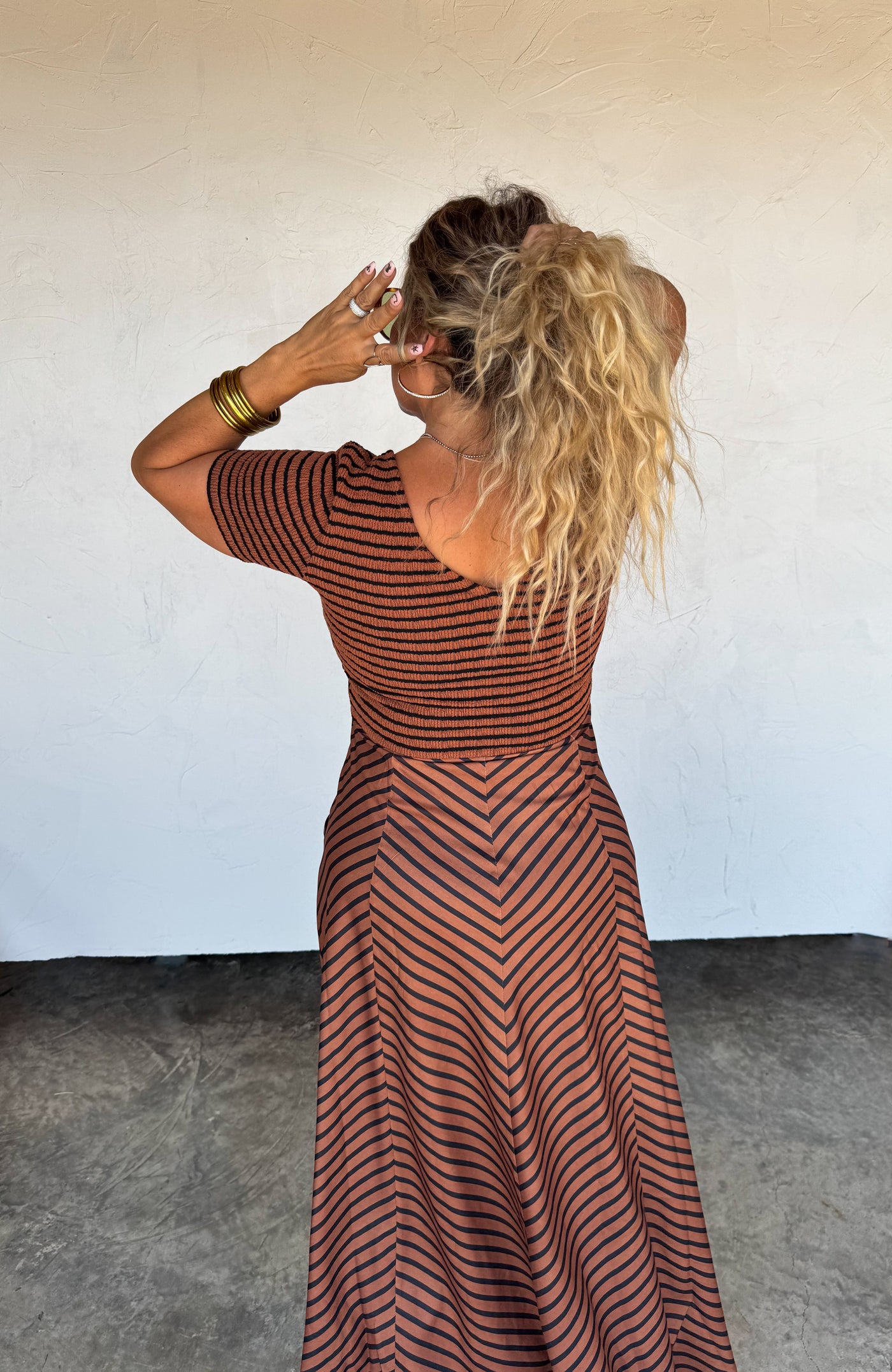 PREORDER - CALISTA STRIPE DRESS - Blakeley - 3 Color Combos