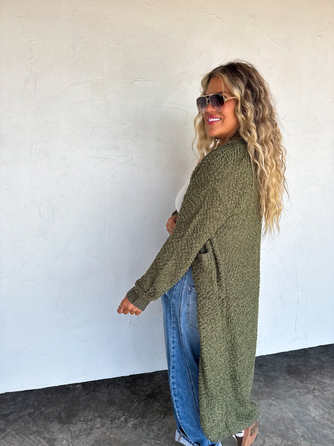 PREORDER - POPPY KNIT POPCORN CARDIGAN - 4 Colors