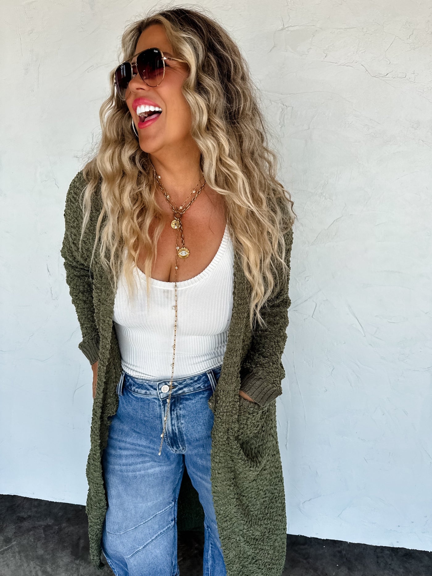 PREORDER - POPPY KNIT POPCORN CARDIGAN - 4 Colors
