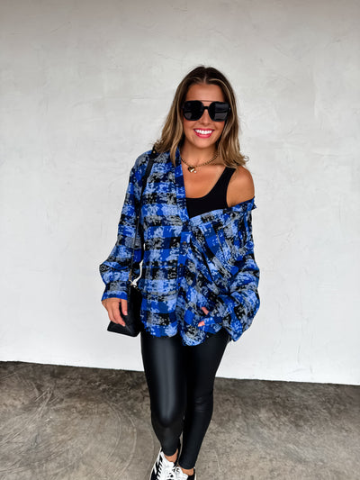 PREORDER - JUNIPER BLEACHED PLAID TOPS - Blakeley - 4 Colors