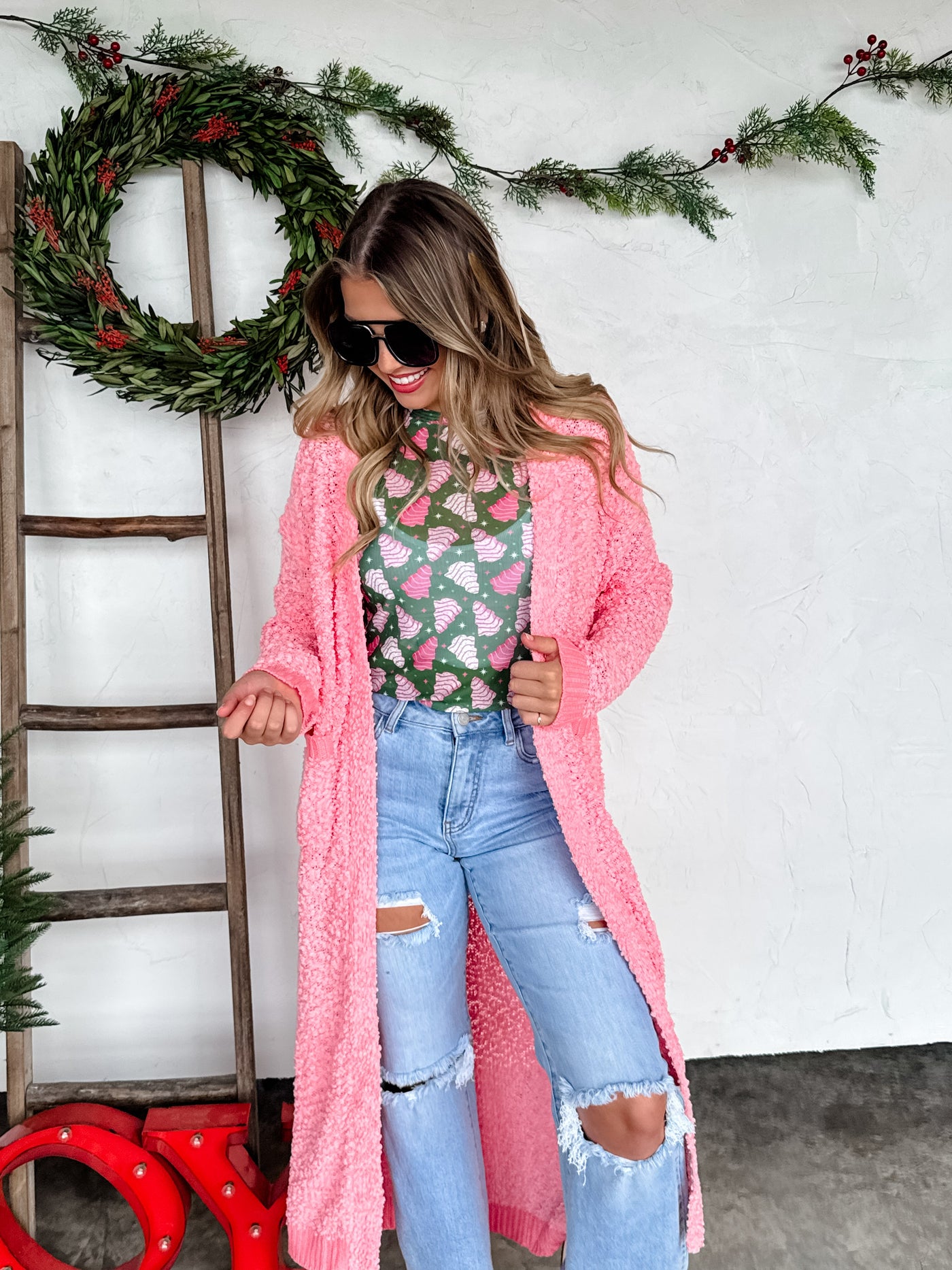 PREORDER - POPPY KNIT POPCORN CARDIGAN - 4 Colors