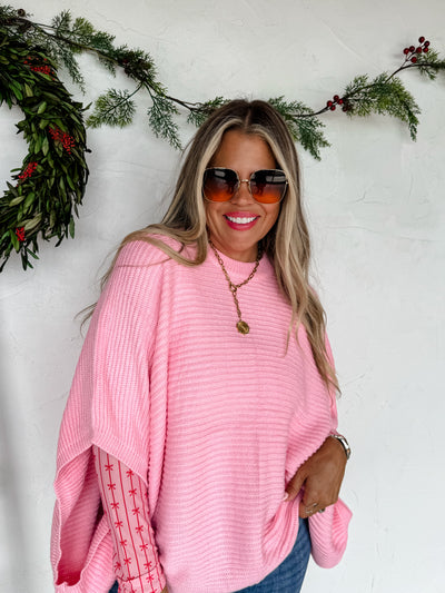 PREORDER- CHRISTMAS MEG PULLOVER PONCHO - 3 New Colors