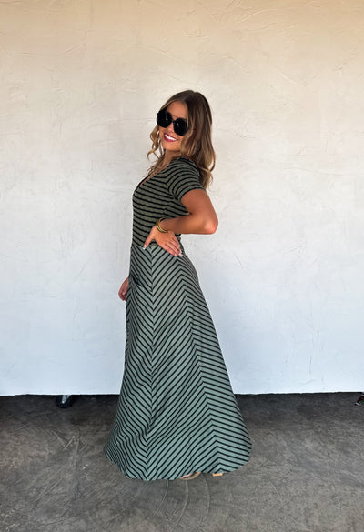 PREORDER - CALISTA STRIPE DRESS - Blakeley - 3 Color Combos