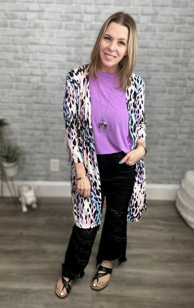 3 Colors - Oversized Wrinkle Free Tunic with Dolman Sleeves - Dear Scarlett