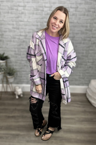 3 Colors - Oversized Wrinkle Free Tunic with Dolman Sleeves - Dear Scarlett