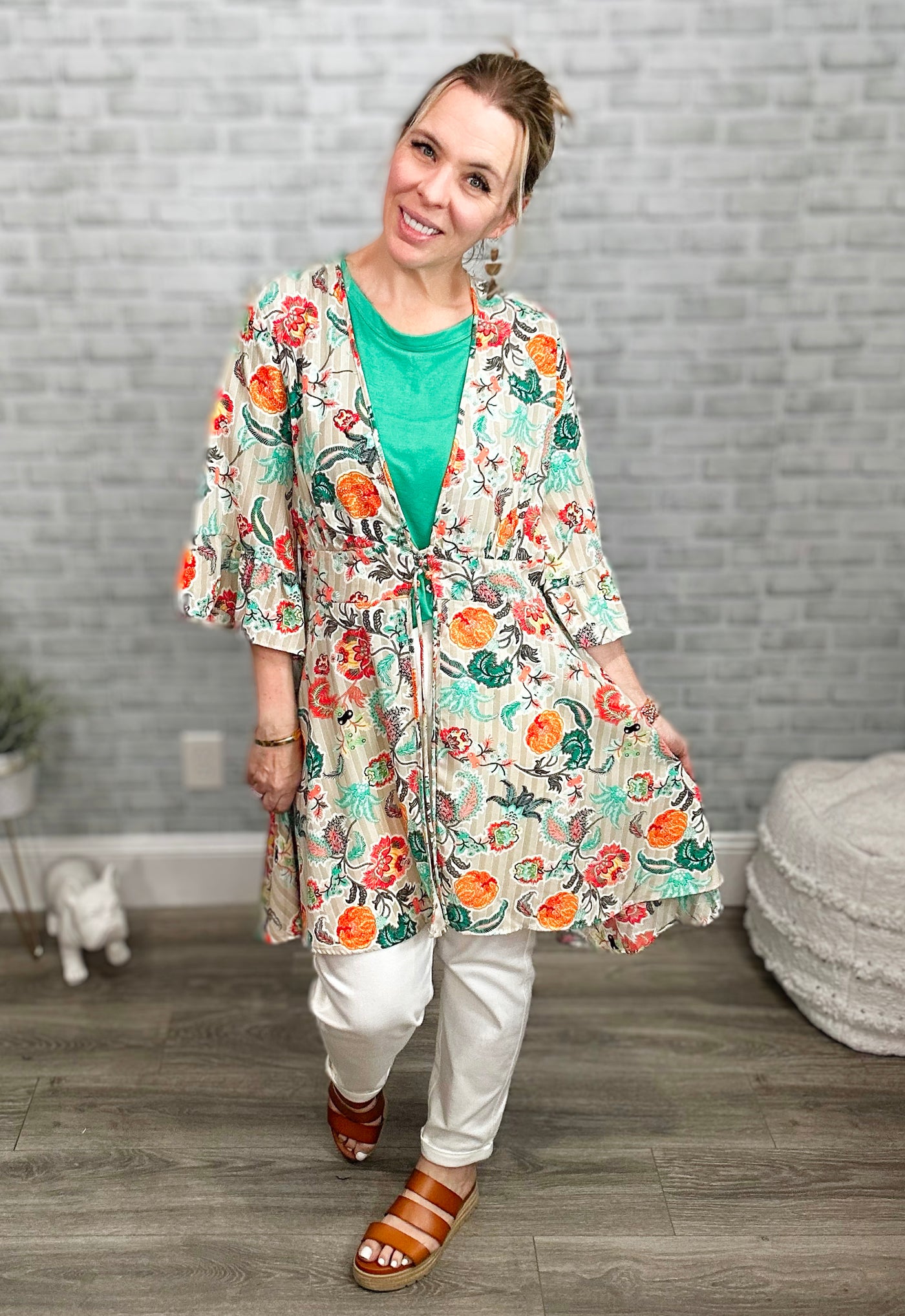 3 Colors - Oversized Wrinkle Free Tunic with Dolman Sleeves - Dear Scarlett