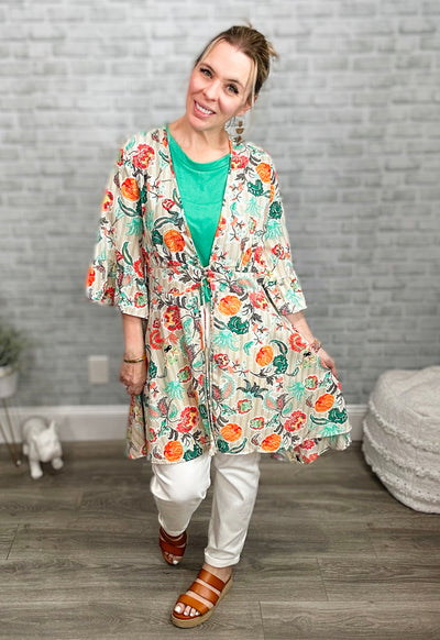3 Colors - Oversized Wrinkle Free Tunic with Dolman Sleeves - Dear Scarlett