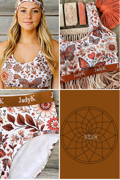 PREORDER - JadyK Arya Coordinating Hip Hugging Briefs in NEW Fall Prints! - Closes 9/12