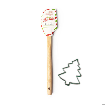 C379 Cute and Fun Holiday Spatula & Cookie Cutter Set