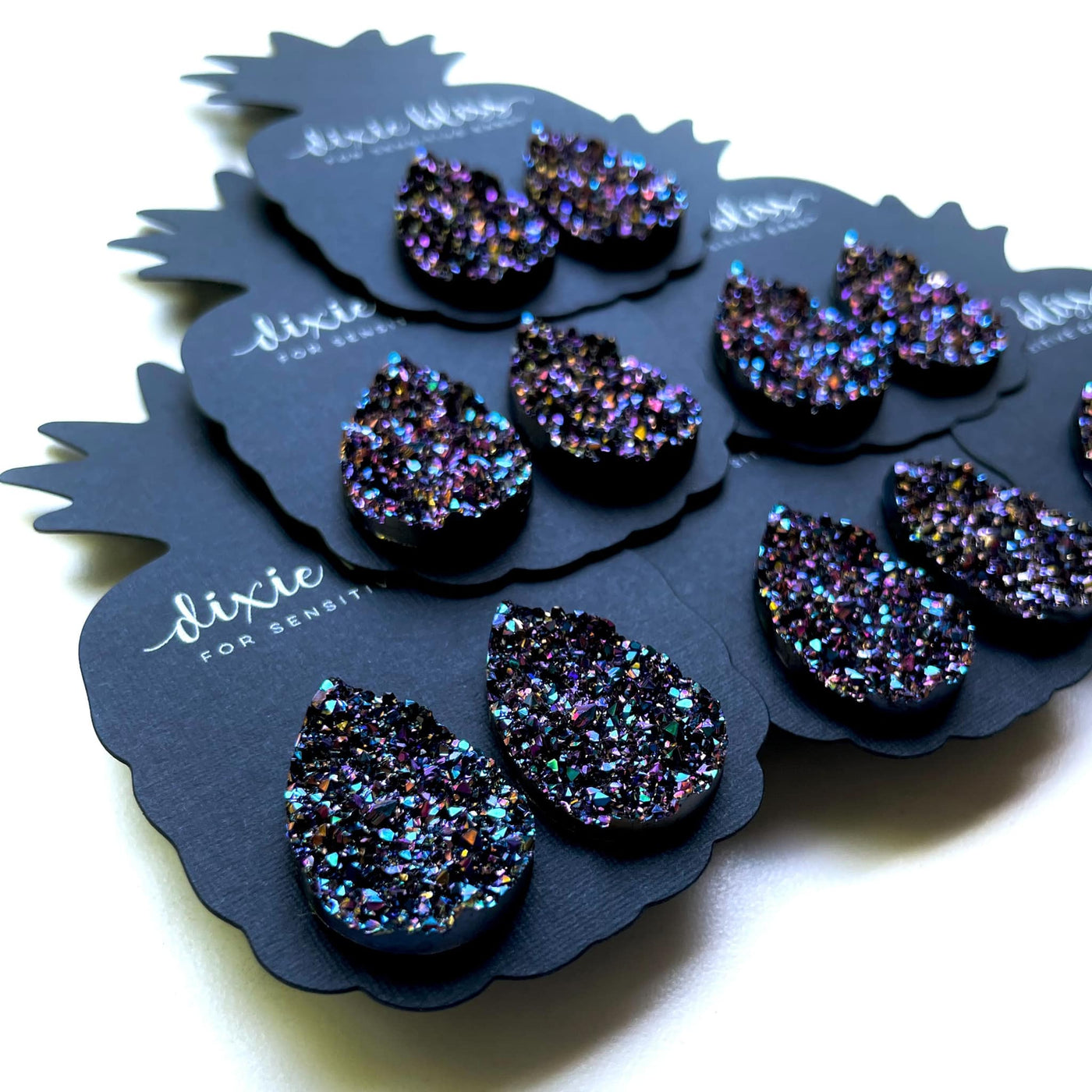 Marvelous Teardrop Earrings in Gorgeous Galaxy {Dixie Bliss}