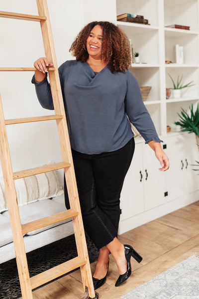 City Girl Cowl Neck Blouse