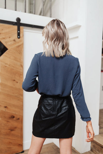 City Girl Cowl Neck Blouse