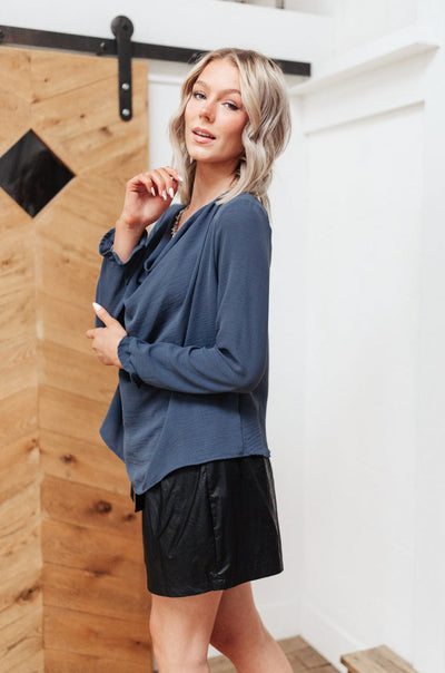 City Girl Cowl Neck Blouse