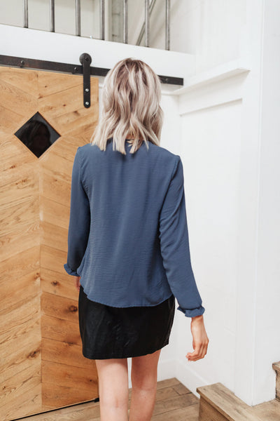 City Girl Cowl Neck Blouse