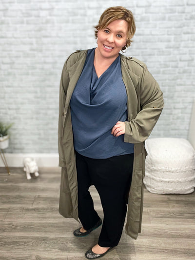 City Girl Cowl Neck Blouse
