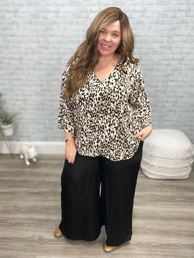Felicity Animal Print Blouse