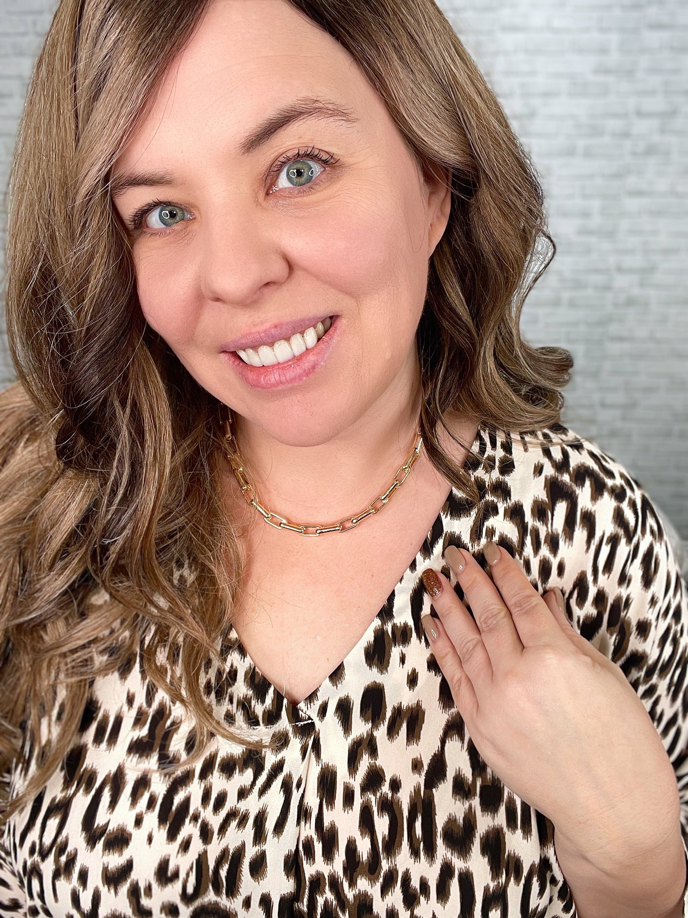 Felicity Animal Print Blouse