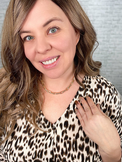 Felicity Animal Print Blouse
