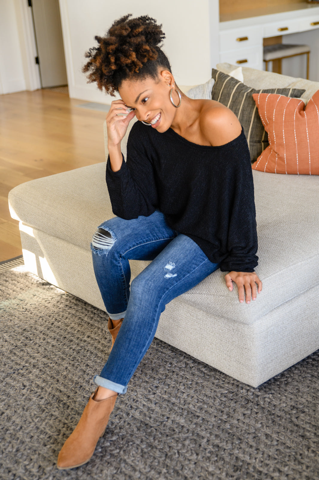 Lucky Stride Top In Black from Andree by Unit