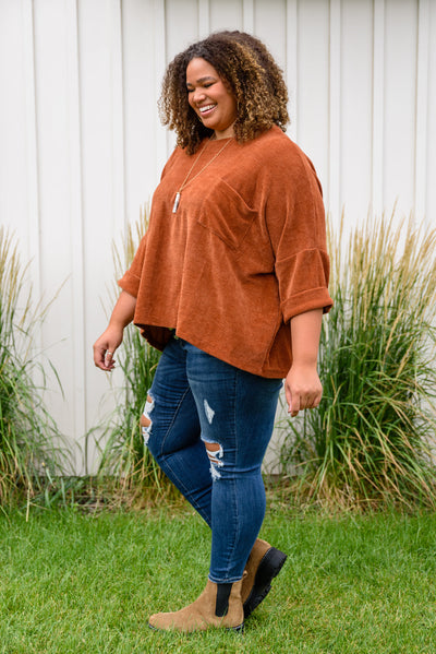 Pumpkin Spice Luv Sweater Top