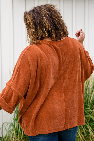 Pumpkin Spice Luv Sweater Top