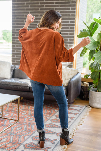 Pumpkin Spice Luv Sweater Top