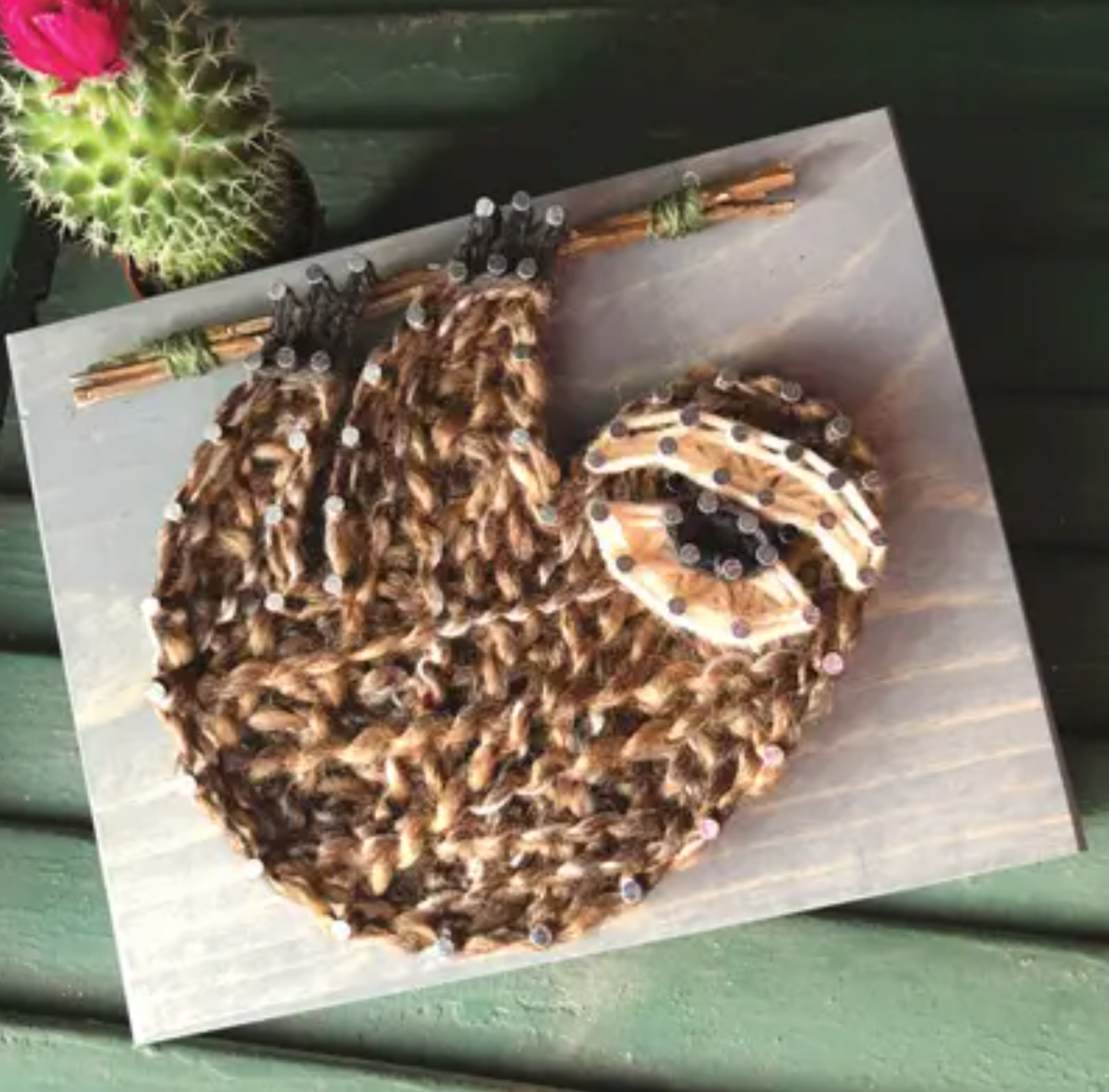 Sloth Mini String Art Kit - DIY Craft Kit – Just Wear the Dress Boutique