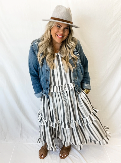 Coco Linen Maxi Dress with Pockets by Blakeley