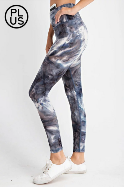 Tie Dye Butter Soft Leggings from Rae Mode
