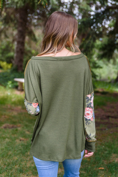 Small Town Girl Floral Thermal Top