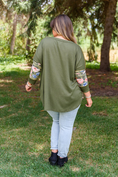 Small Town Girl Floral Thermal Top