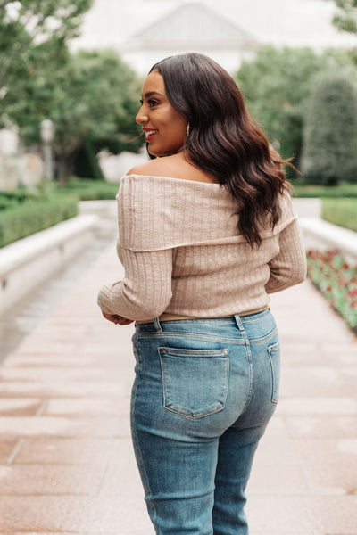Sweater Weather Off the Shoulder Bodysuit