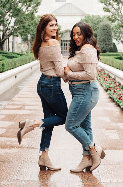Sweater Weather Off the Shoulder Bodysuit
