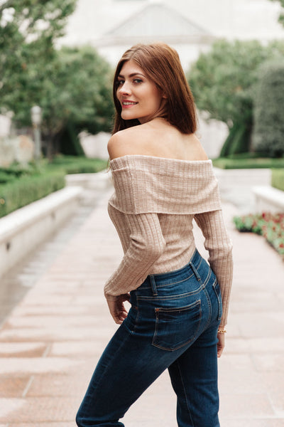 Sweater Weather Off the Shoulder Bodysuit