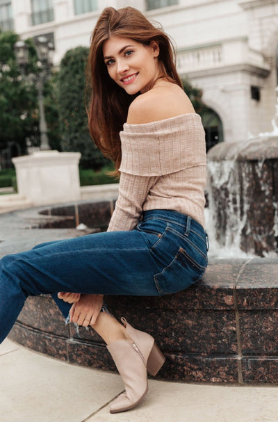 Sweater Weather Off the Shoulder Bodysuit