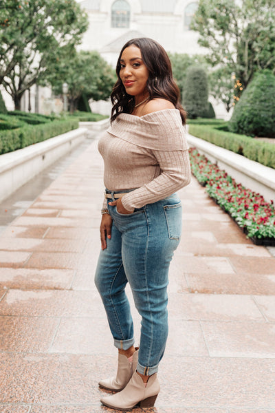 Sweater Weather Off the Shoulder Bodysuit
