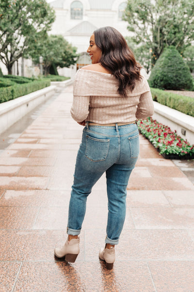 Sweater Weather Off the Shoulder Bodysuit