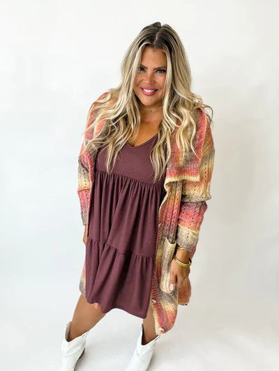 Duster Length "Celine" Cardigan with Belt by Blakeley